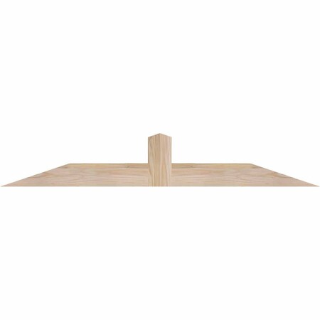 Ekena Millwork Portland Smooth Timber Gable Bracket, Douglas Fir, 48"W x 8"H x 3 1/2"D x 3 1/2"F, 4/12 Pitch GBW048X08X0404POR00SDF
